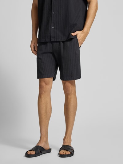 Christian Berg Men Shorts mit elastischem Bund Black 4