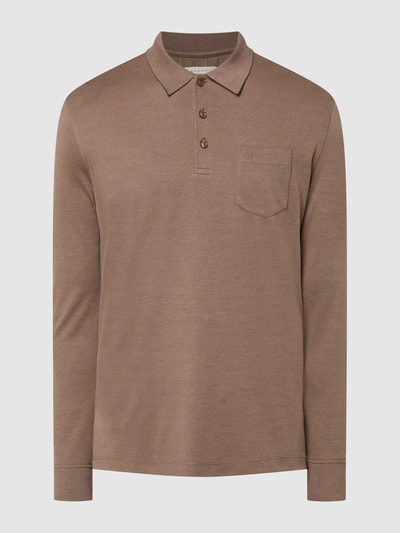 bugatti Poloshirt aus Piqué Taupe 2