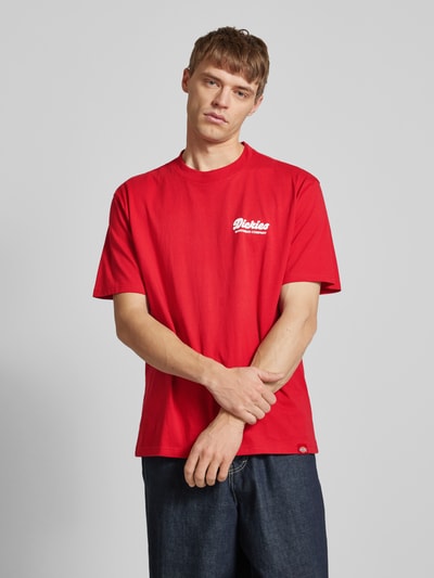 Dickies T-Shirt mit Label-Print Rot 4