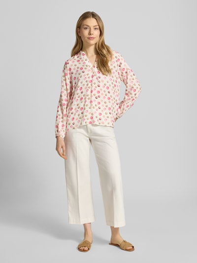 ZABAIONE Regular Fit Bluse aus reiner Viskose Modell 'Josy' Pink 1