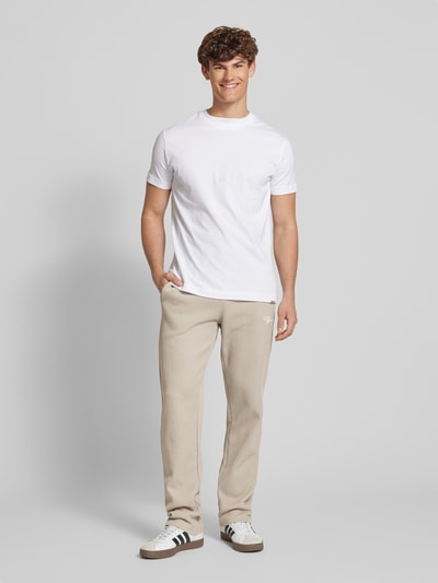 Pegador Sweatbroek met elastische band Taupe - 1