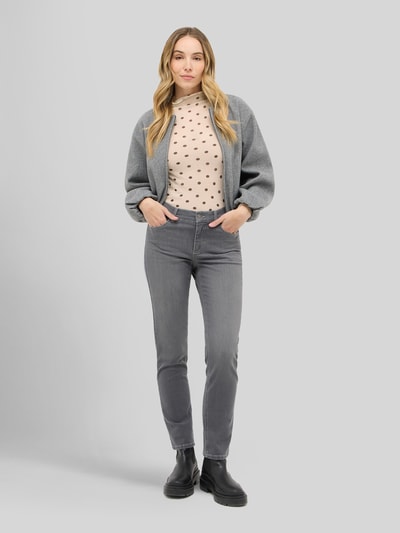 ANGELS Slim Fit jeans van katoenmix model 'CICI' Antraciet - 1