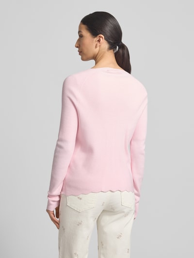 Christian Berg Woman Strickcardigan aus Viskose-Mix Hellrosa 5