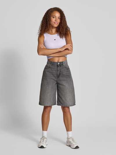 CHAMPION Fitted Fit Crop Top mit Label-Stitching Lavender 1