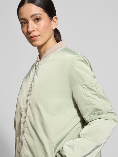 White Label Jacke mit Zweiwege-Reißverschluss und Eingrifftaschen Hellgruen 3