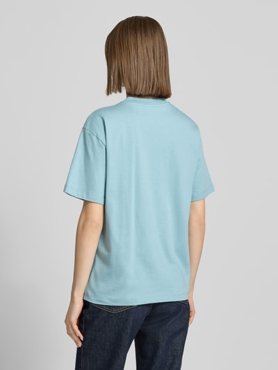 Carhartt Work In Progress T-Shirt mit Label-Stitching Hellblau 5