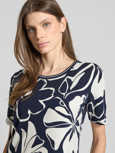 Betty Barclay T-Shirt aus Viskose-Mix mit Rundhalsausschnitt Marine 3