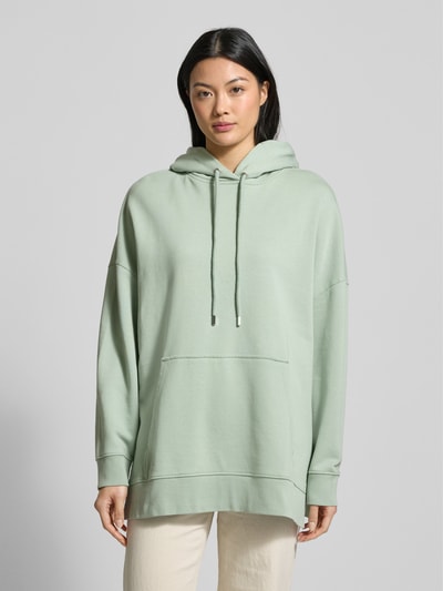 Marc O'Polo Oversized Hoodie aus reiner Baumwolle mit Seitenschlitzen Mint 4