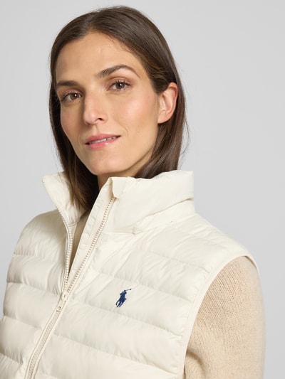 Polo Ralph Lauren Steppweste mit Stehkragen Ecru 3
