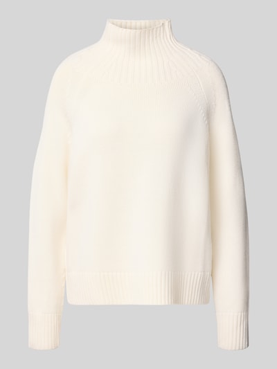 Productfoto, Strickpullover aus reinem Leinen van MICHAEL Michael Kors, losvallende fit, gebreide structuur, crèmekleurig, ribboorden, dames