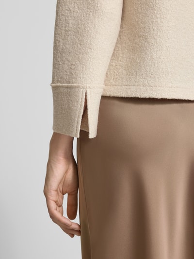 Betty Barclay Blazer aus Viskose-Wolle-Mix mit Reißverschluss Beige 3