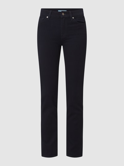 7 For All Mankind Slim Fit Jeans mit Stretch-Anteil Dunkelblau 2