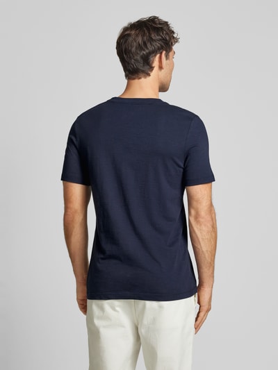 s.Oliver RED LABEL Regular Fit T-Shirt mit Motiv-Print Marine 5