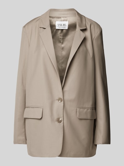 VILLA SOPHIE Blazer mit Pattentaschen Modell 'TOSCA' Taupe 2