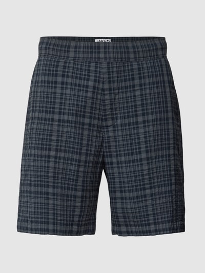 JAKE*S STUDIO MEN Shorts mit Karomuster Marine 2