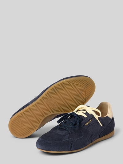 GANT Sneaker aus Leder mit Label-Detail Modell 'Sperly' Dunkelblau 4