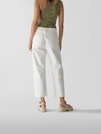 AGOLDE Jeans mit ausgefransten Abschlüssen Weiß 5