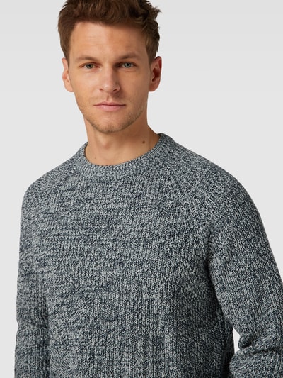 Tom Tailor Gebreide pullover met kabelpatroon Blauw - 3