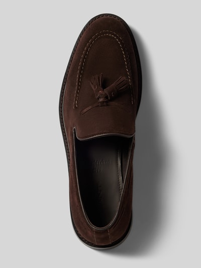 Gant Loafers van leer, model 'Lozham' Middenbruin - 3