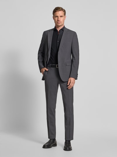 JOOP! Collection Koszula biznesowa o kroju slim fit z listwą guzikową Czarny 1