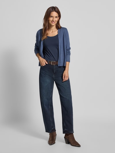 Vila Strickcardigan mit offener Vorderseite Modell 'VIRIL' Rauchblau 1