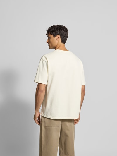 RHUDE T-Shirt mit Label-Print Offwhite 5