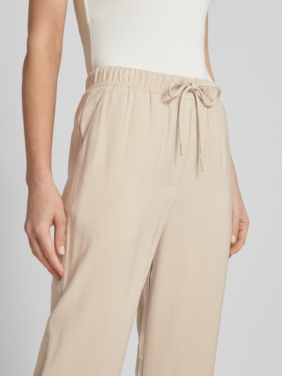 Mango Regular Fit Stoffhose mit Tunnelzug Modell 'FLUIDO' Beige 3