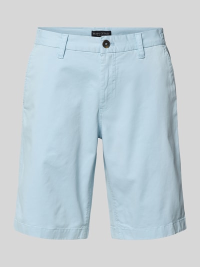 Marc O'Polo Regular Fit Shorts aus weichem Baumwoll-Mix Modell 'RESO JOGGER' Bleu 2