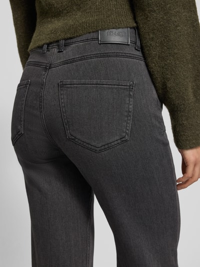 Angels Jeansy o kroju straight fit z 5 kieszeniami model ‘Lara’ Antracytowy 3