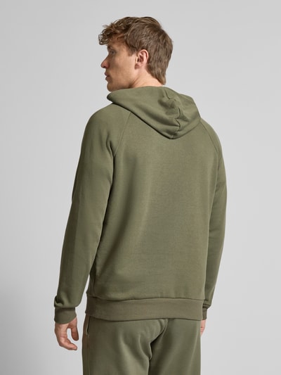 Under Armour Bluza z kapturem, wyhaftowanym logo i kieszenią kangurką Oliwkowy 5