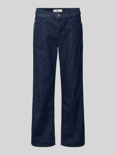 Brax Cropped Straight Leg Jeans aus Baumwoll-Mix Marine 2