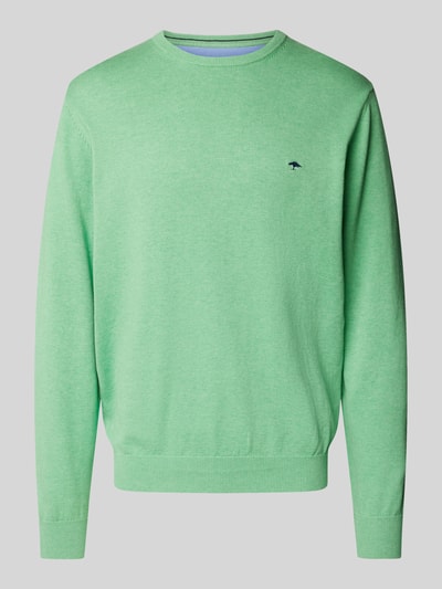 Fynch-Hatton Gebreide pullover met ronde hals Lichtgroen - 2