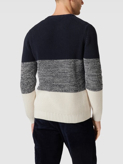 JOOP! JEANS Strickpullover mit Colour-Blocking-Design Marine 5