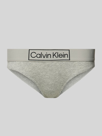 Calvin Klein Underwear Slip mit elastischem Logo-Bund Silber Melange 1