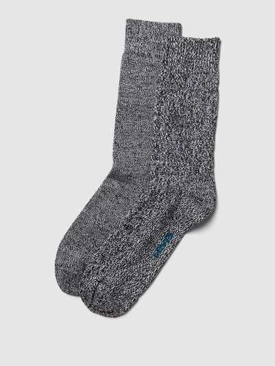 Levi's® Socken mit Label-Details im 2er-Pack Modell 'BASKET' Mittelgrau Melange 1