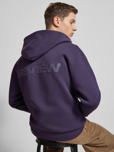 REVIEW Sweatjack met capuchon Aubergine - 3