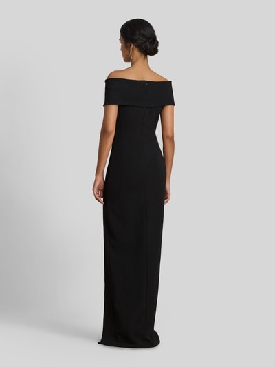 Lauren Ralph Lauren Sukienka wieczorowa z dekoltem carmen Czarny 5