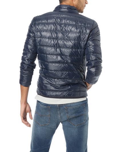 EA7 Emporio Armani Light-Daunenjacke mit Stehkragen Dunkelblau 5