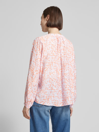 OPUS Blouse met all-over motief, model 'Faisy' Lila - 5