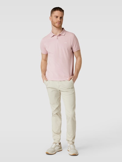 s.Oliver RED LABEL Poloshirt mit Label-Stitching Rosa 1