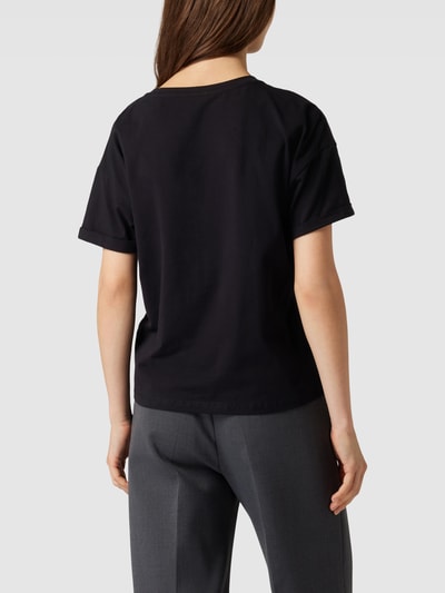 Esprit T-Shirt mit überschnittenen Schultern Black 5