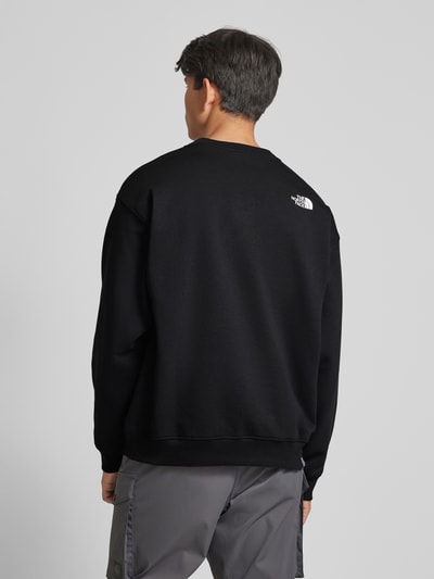 The North Face Sweatshirt met labelprint, model 'AXYS' Zwart - 5