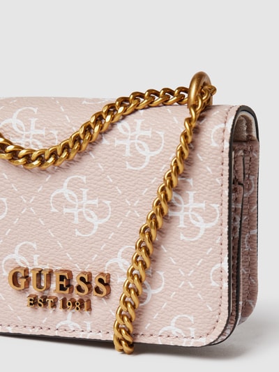 Guess Micro Bag mit Allover-Muster Modell 'ALEXIE' Rosa 3