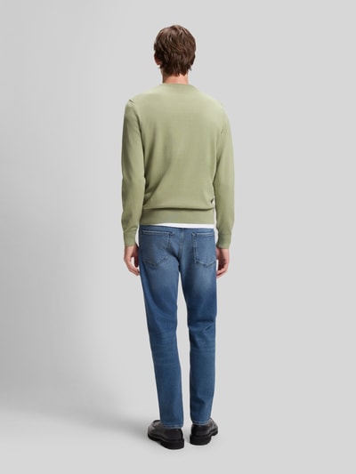 BOSS Orange Regular Fit Pullover aus Baumwoll-Kaschmir-Mix Modell 'Kanovano_S' Lind 5
