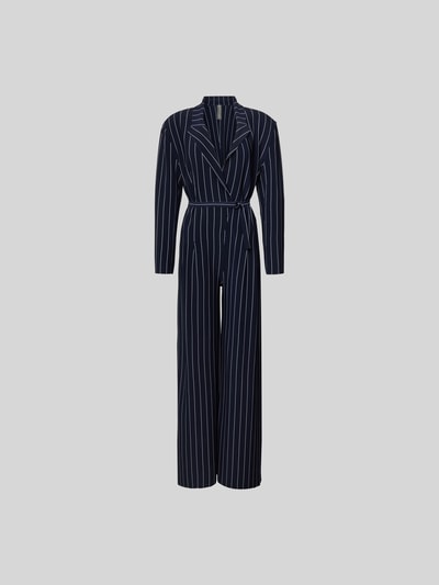 Norma Kamali Jumpsuit mit Reverskragen Marine 2