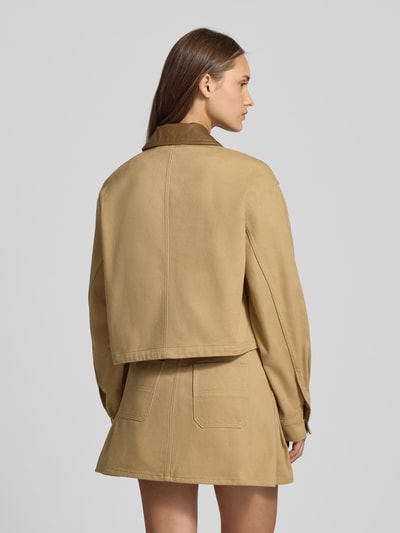 Hugo Blue Relaxed fit broek van puur katoen, model 'KAI' Zand - 5