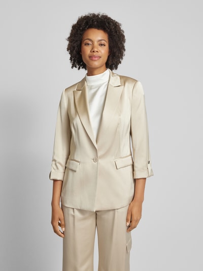 comma Blazer in schimmerndem Design Sand 4