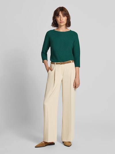 Weekend Max Mara Boxy Fit Pullover aus reiner Baumwolle Modell 'ADDOTTO' Dunkelgruen 1