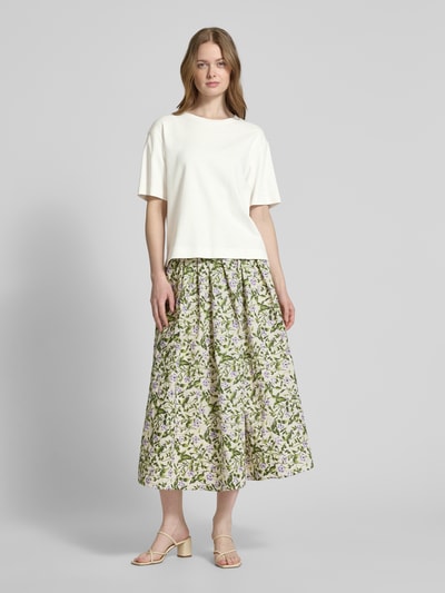 Weekend Max Mara T-Shirt mit verlängertem Rückenteil Modell 'MULTID' Weiss 1