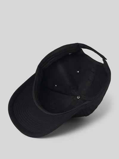 Knowledge Cotton Apparel Basecap mit Label-Detail aus Twill Black 2